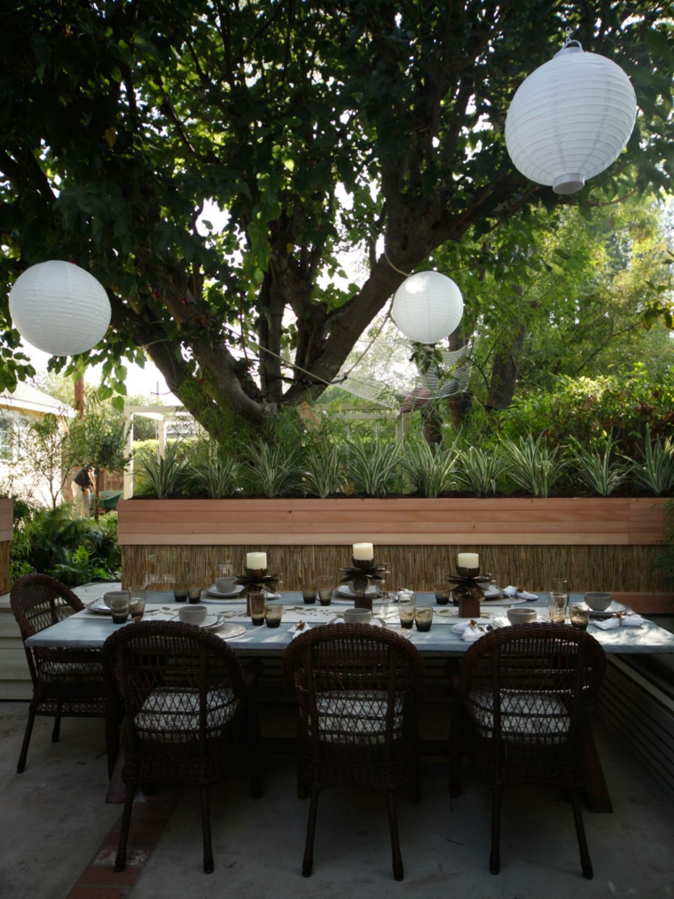 idea dining spaces deco garden tables and terrace