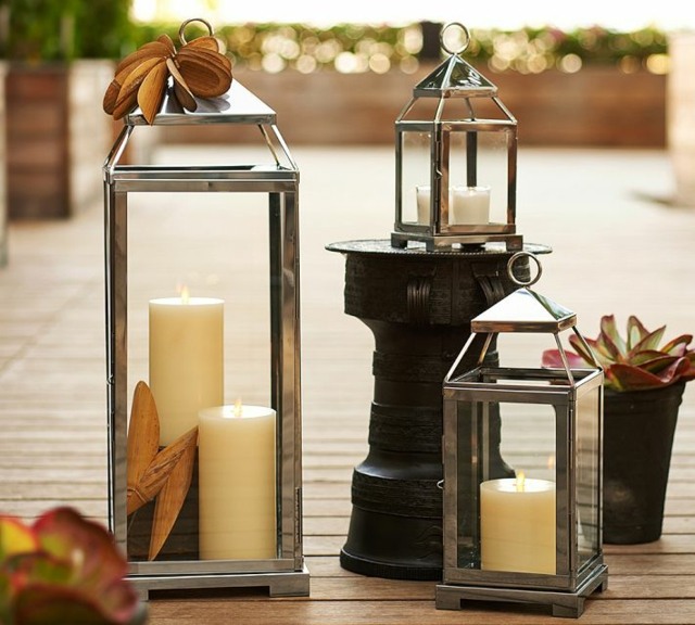 lantern metal glass idea