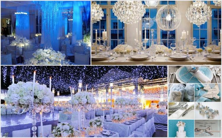 winter wedding table idea