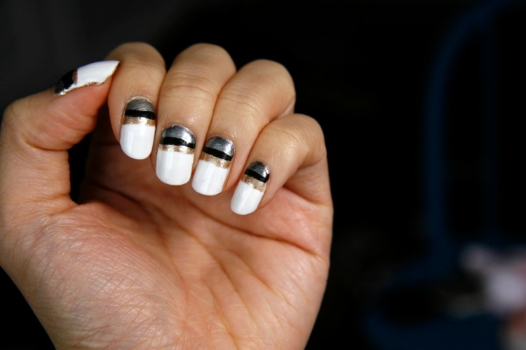 modern nail art idea 2015