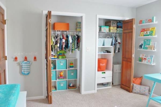 idea organization practical baby wardrobe