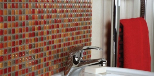 original idea multicolored tile