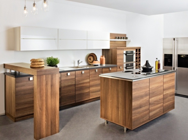 island kitchen wooden steel bar storage cupboards