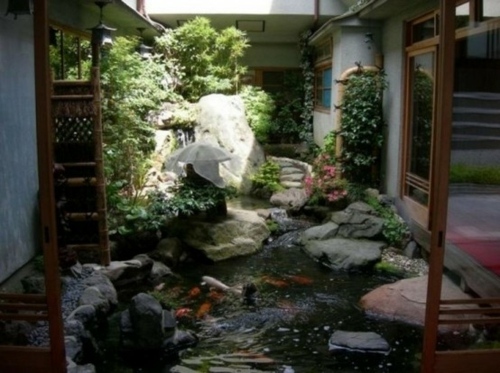 original idea Japanese garden deco