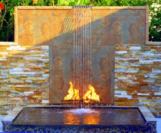 original idea deco pool wall water