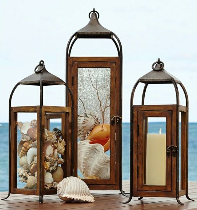 original idea lanterns seashells