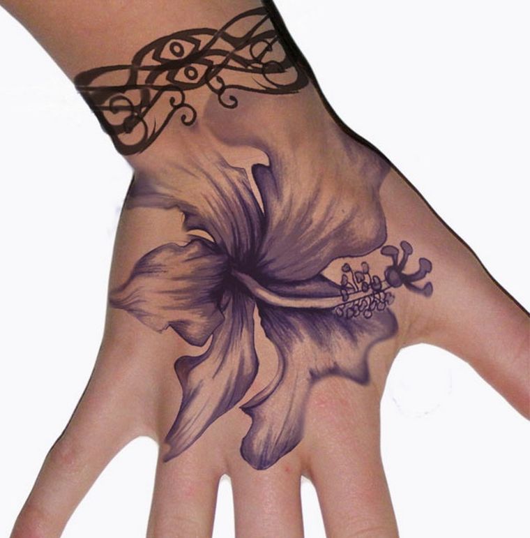 idea-small-tattoo-woman-flower-hibiscus-hand