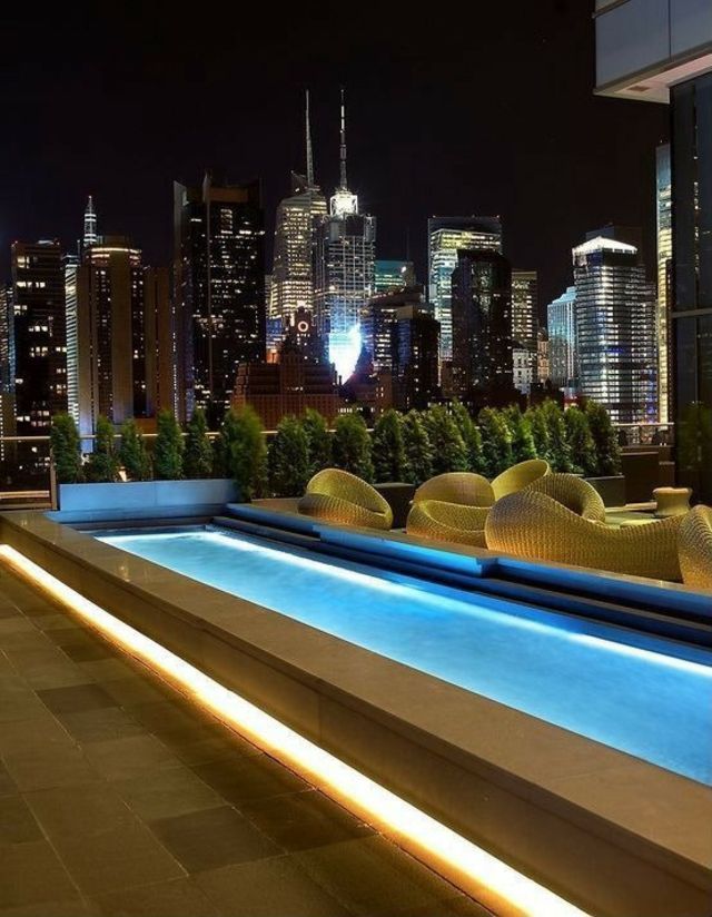 pool idea illuminated