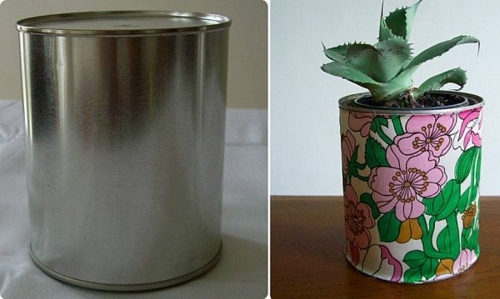 artistic flower pot idea