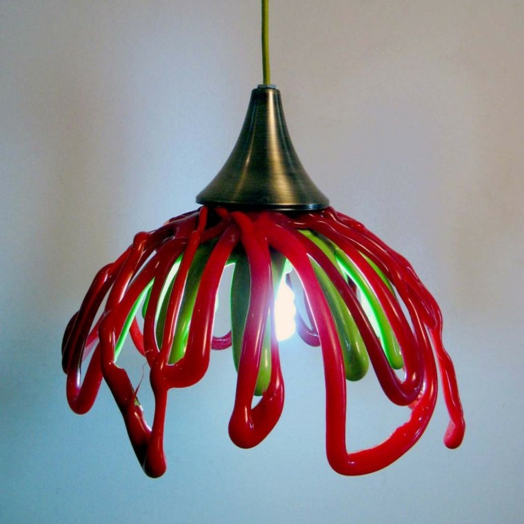 idea plastic recycling light fixture suspension design idea modern interior