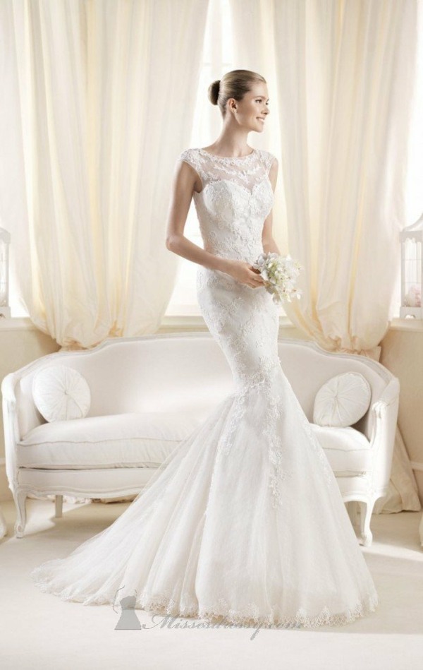 romantic wedding dress idea