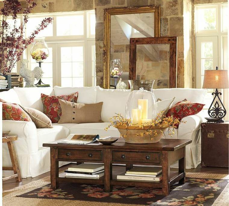 idea living room decor autumn