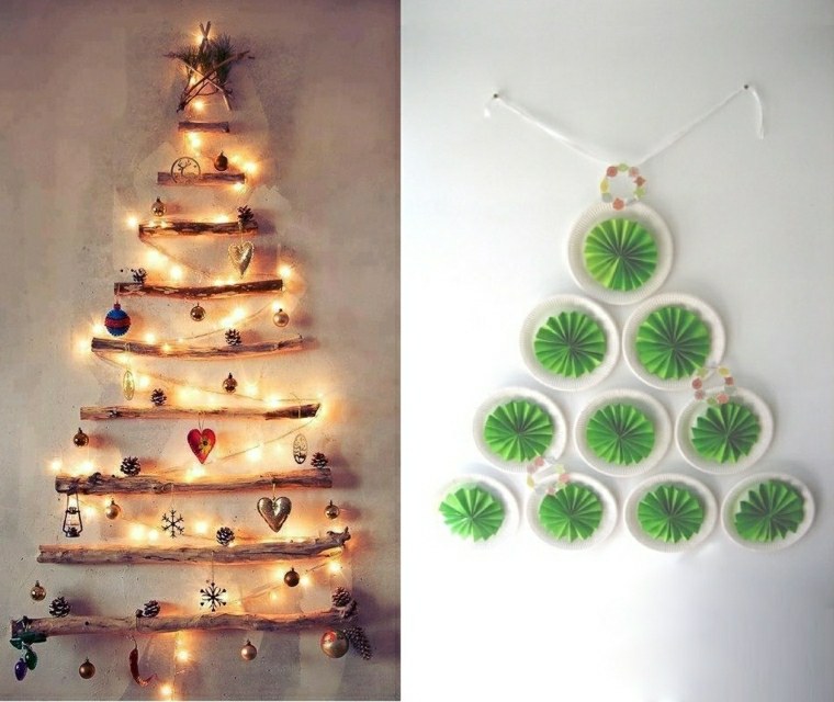 christmas decoration christmas tree christmas tree original idea deco wall