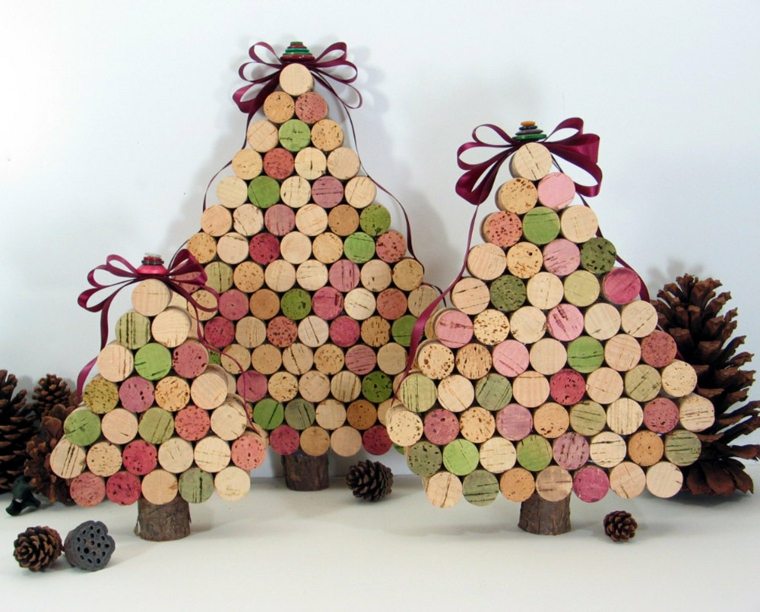 idea recycle deco wine corks christmas tree idea decoration christmas to manufacture