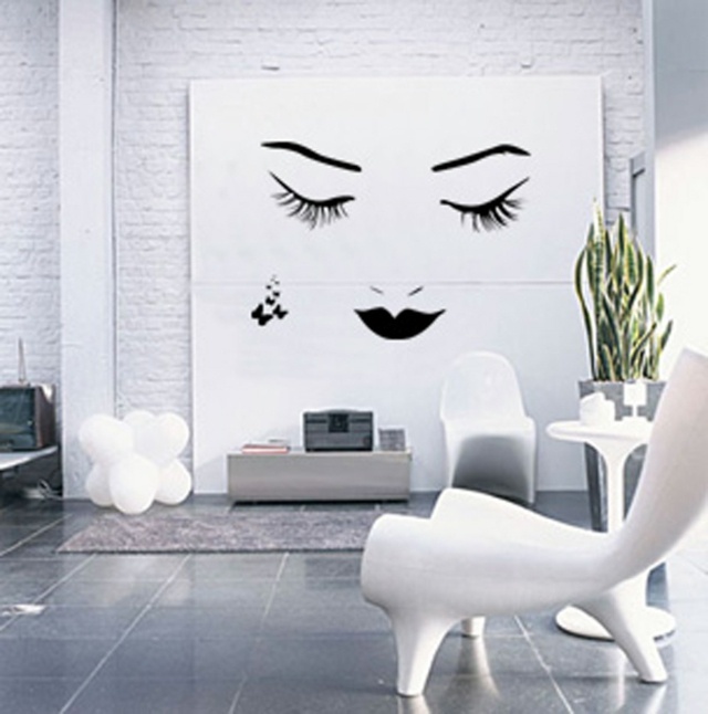 black white decorative board idea