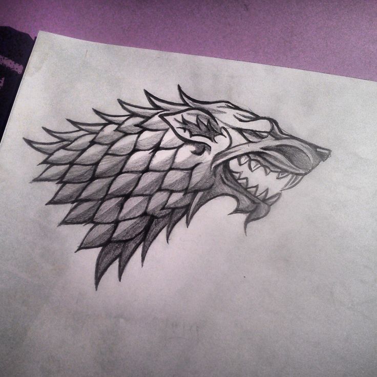 tattoo wolf stark tattoo idea game of thrones