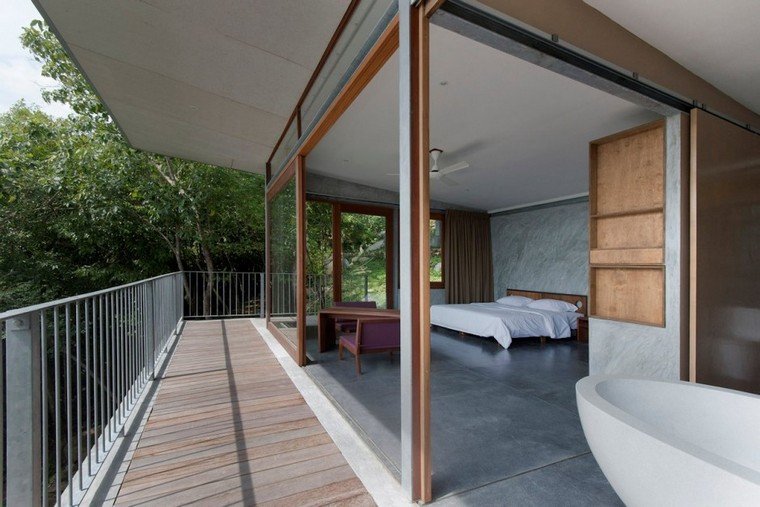 idea terrace-hung wood-design-bedroom