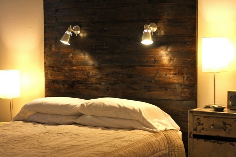 bedroom lighting idea arrangement furniture wood bed cushions idea