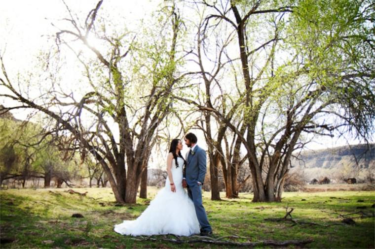 theme wedding nature idea deco trees outside