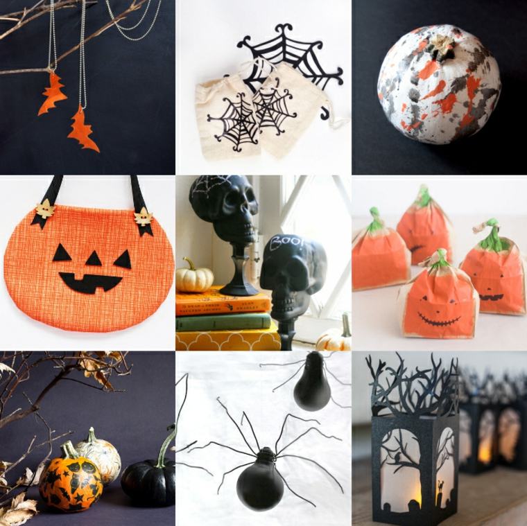 decoration idea halloween pumpkin carton brico easy