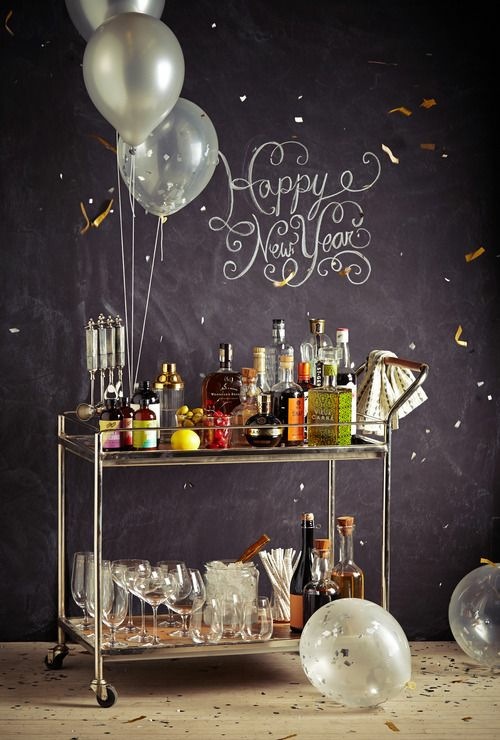 interesting New Year's decor ideas