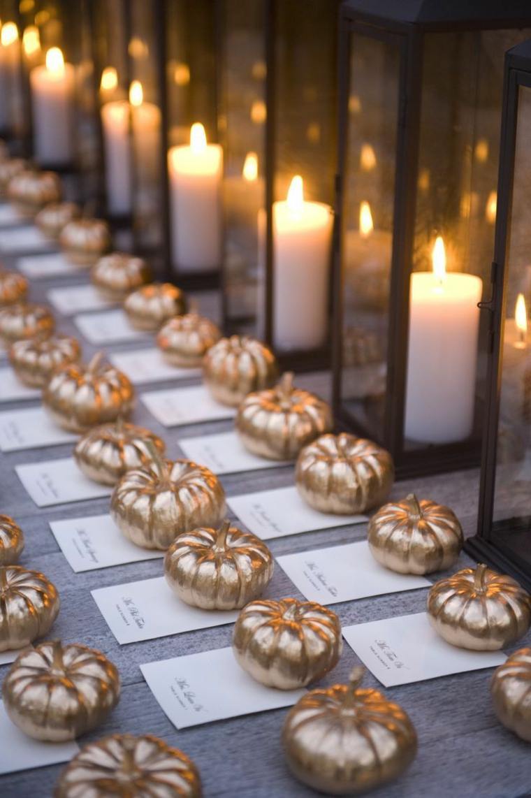 diy deco autumn wedding idea