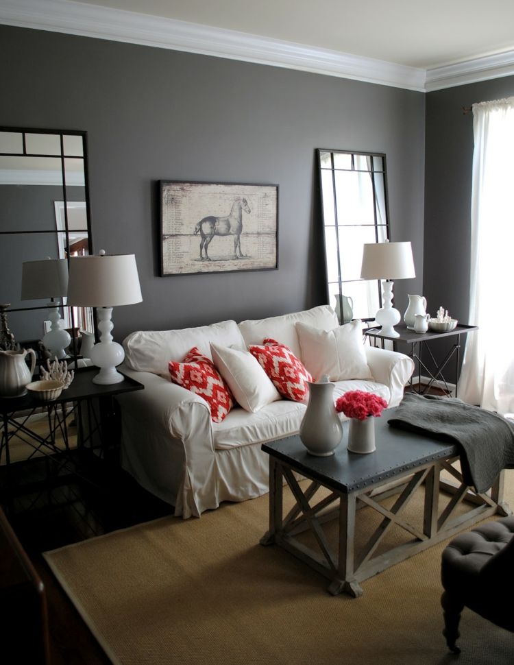 gray living room deco ideas