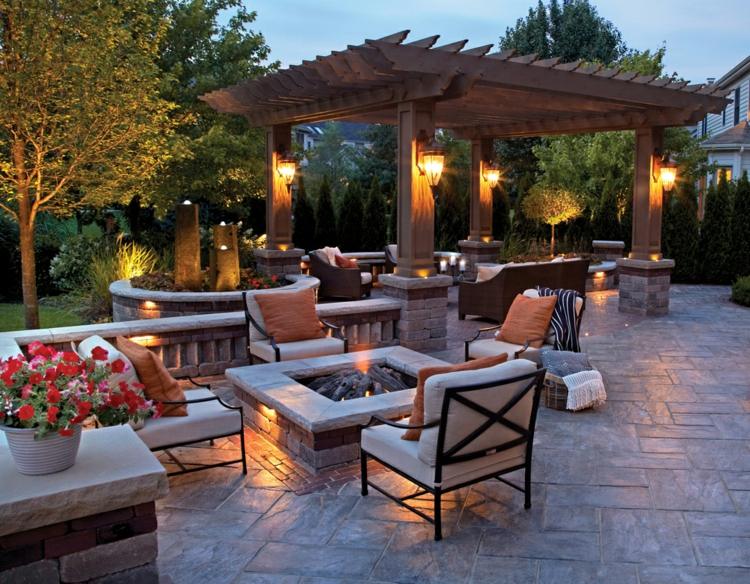 deco ideas terrace pergola