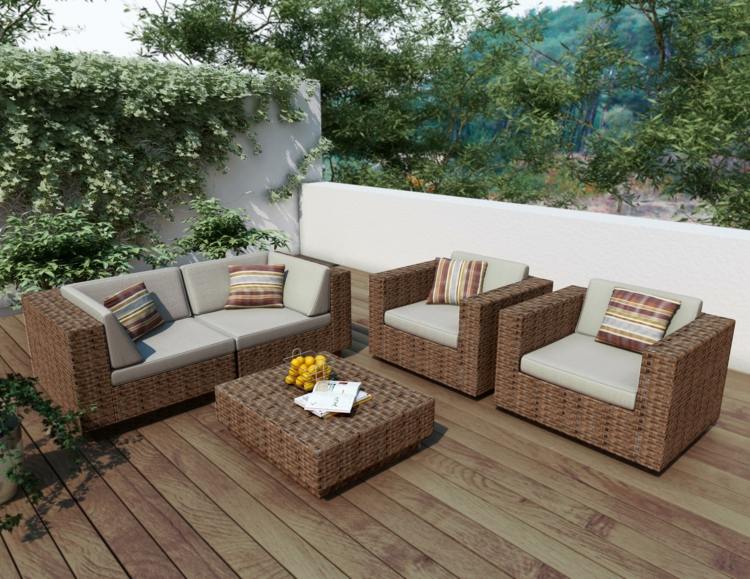 deco ideer terrasse moderne stil