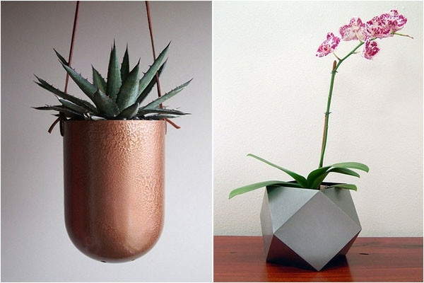 ideas modern flower pots