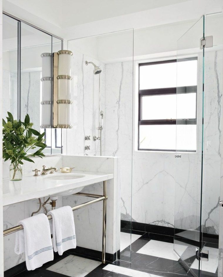 ideas marble bathroom glass shower enclosures