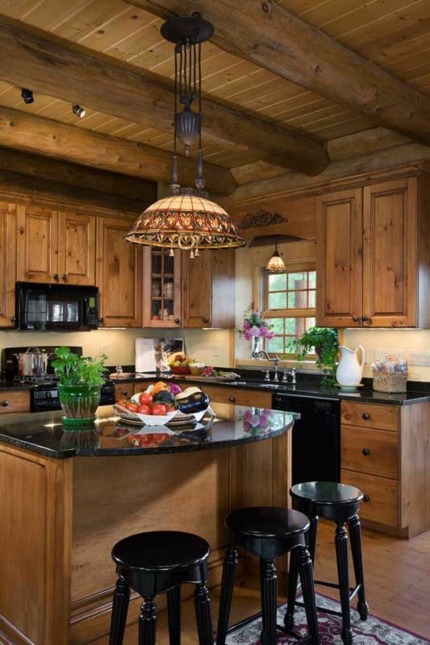 central island kitchen wood