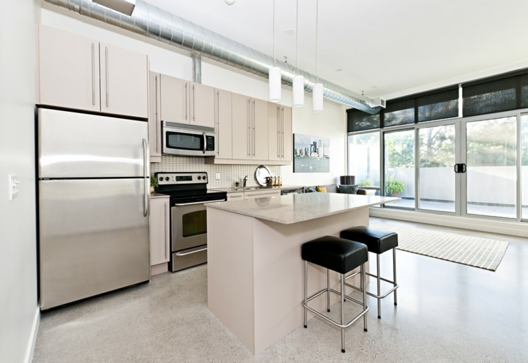 modern island design white kitchens