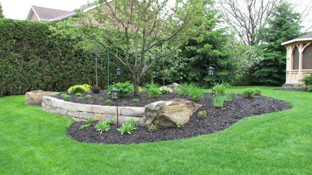 outdoor garden island