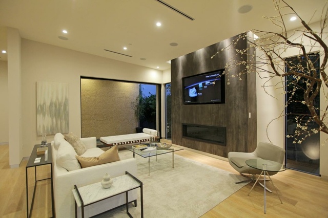 Awesome beige living room for ultra contemporary design