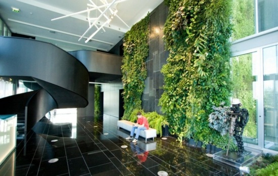 intereiur wall design vegetalise