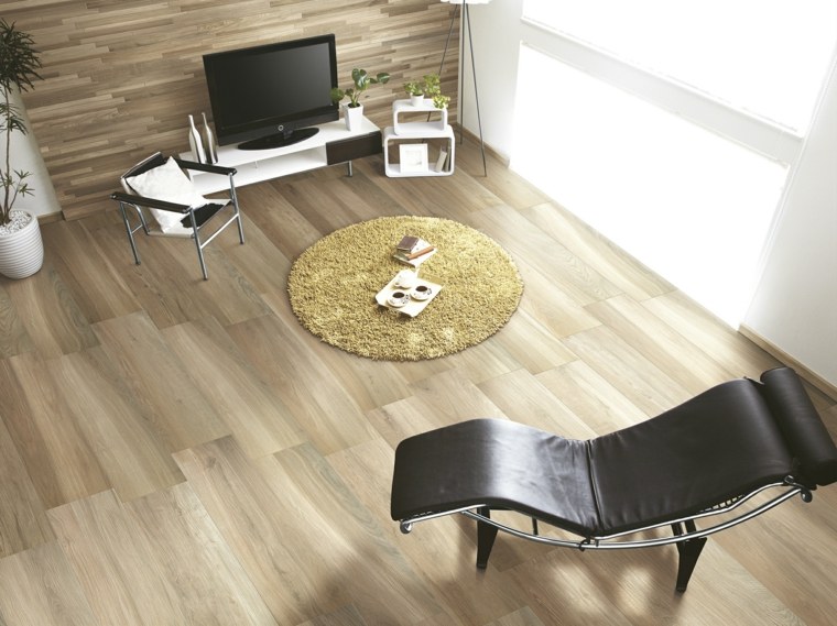 interior wood tiling Italian design imitation