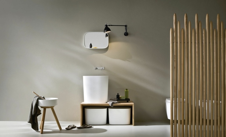 bathroom design idea lighting sink modern wood