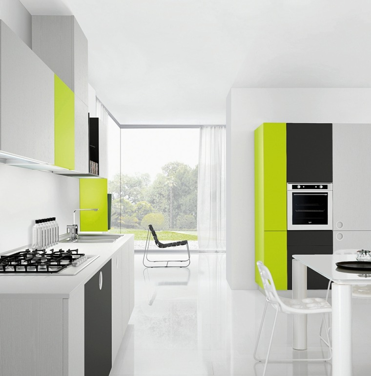 interior of modern style kitchens