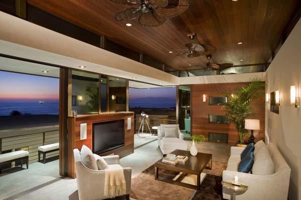 spacious living room interior