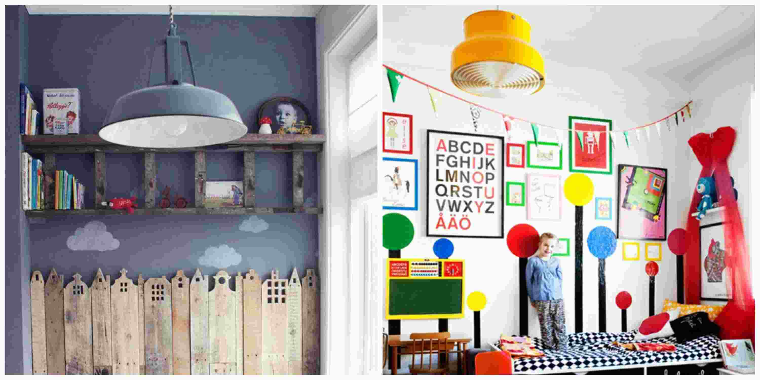 child suspension room idea design library design wood deco wall