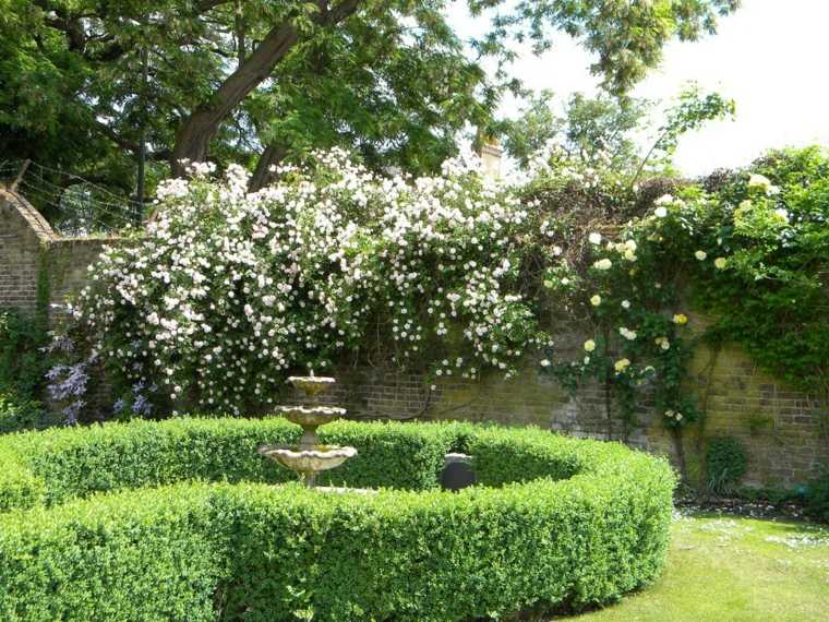 english garden deco idea