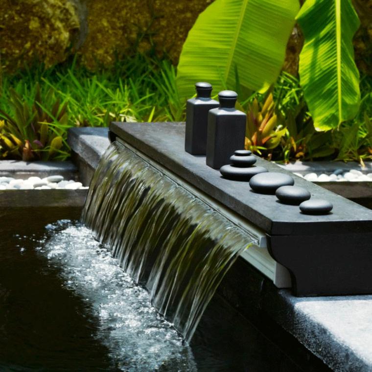 idea garden asian zen waterfall deco outdoor plants