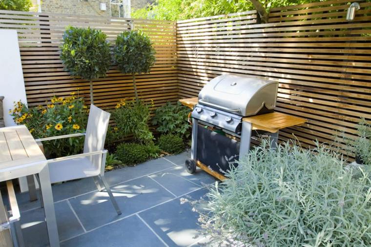 outside space kitchen barbecue