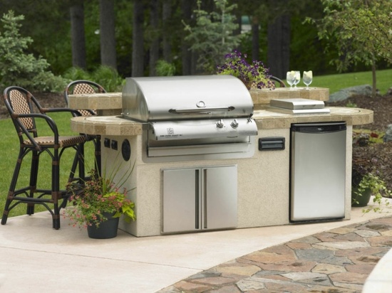 modern design barbecue garden