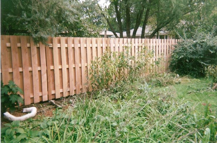 fence garden wooden idea landscaping modern modern wood design