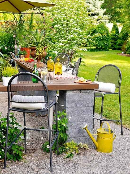 garden kitchen deco