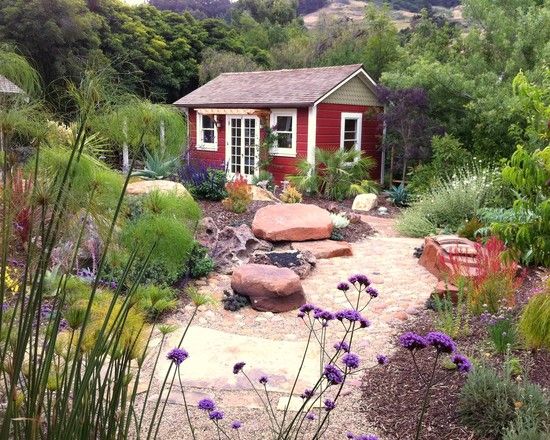 mixed stone garden