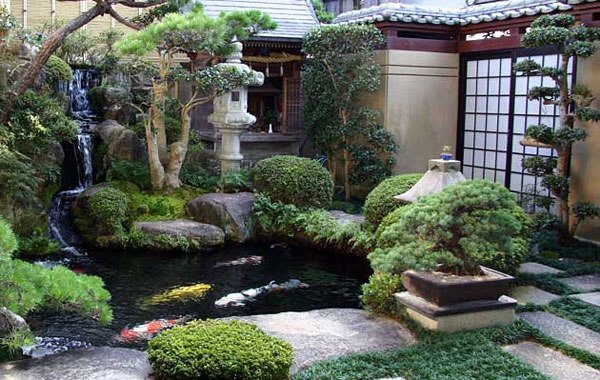 Japanese style garden