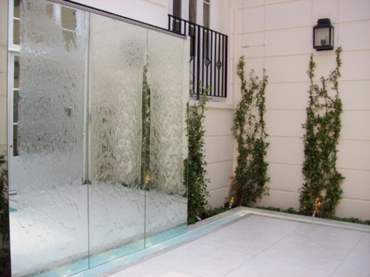 garden deco idea wall water design